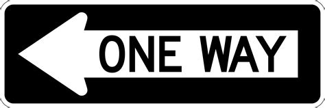 One Way Left Sign R6 1l Metal Various Sizes Choose Reflective
