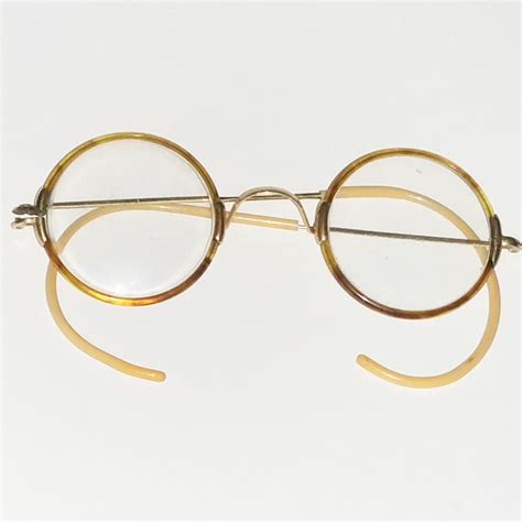 Arco Ful Vue Tortoise Shell Windsor Style Spectacles 1928 Antique