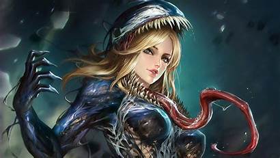 Venom Artwork Lady Wallpapers 1080p Deviantart Superheroes