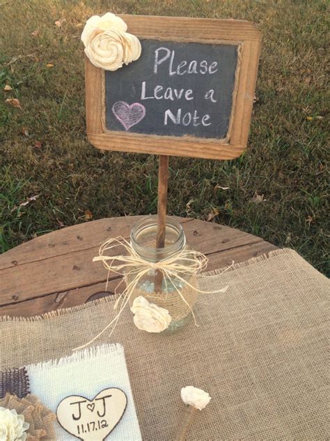 Items Similar To Shabby Chic And Rustic Chalkboard Sign In Mason Jar
