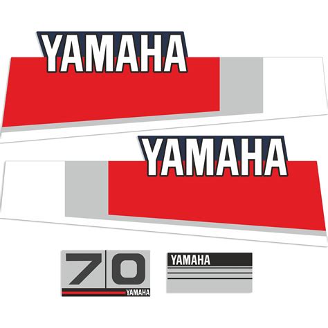 Yamaha 70 HP Two Stroke 80 S Outboard Engine Decals Etsy