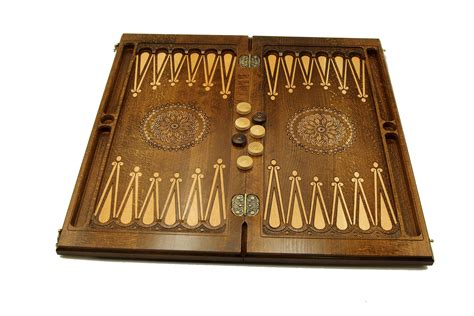 Backgammon Set Wooden Handmade Backgammon Board Personalized Etsy