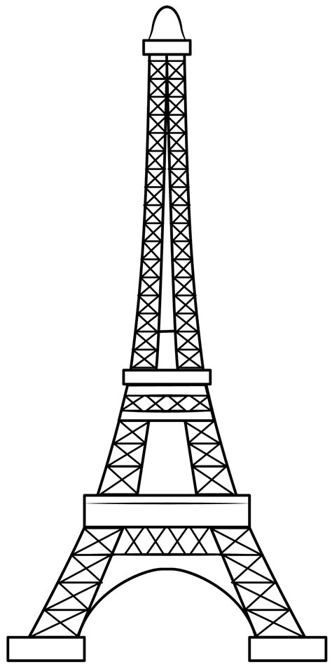 Free Printable Eiffel Tower Template Printable Templates