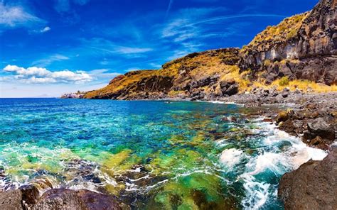 Premium Photo Tenerife Island Scenerynature Scenic Seascape In