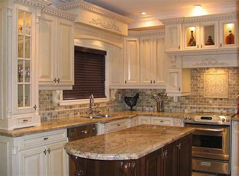 White cabinets brushed nickle hardware bronze lighting farmhouse. 4 Elements Could Bring Out Traditional Kitchen Designs ...