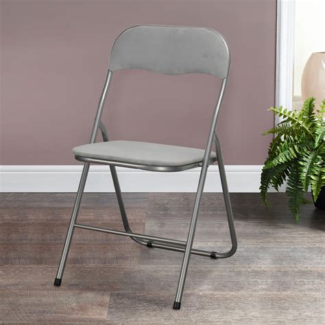 Velvet Folding Chair