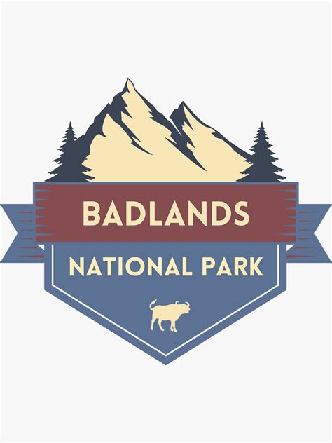 Badlands National Park Sticker Sticker By Stickersbykyle Redbubble