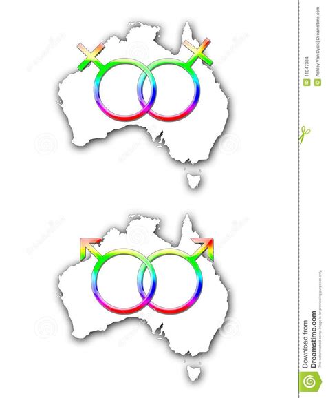Same Sex Marriage Australia Stock Illustration Illustration Of Same