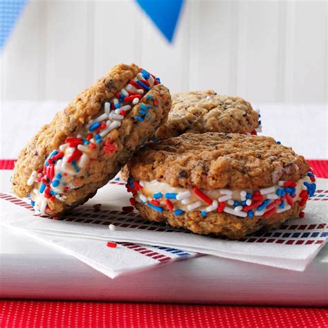 Oatmeal Cookie Ice Cream Sandwiches Taste Of Home