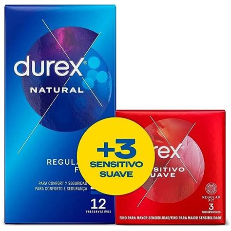 Durex Love Sex Natural Plis 12 Preservativos 3 Sensitivo Suave Gratis