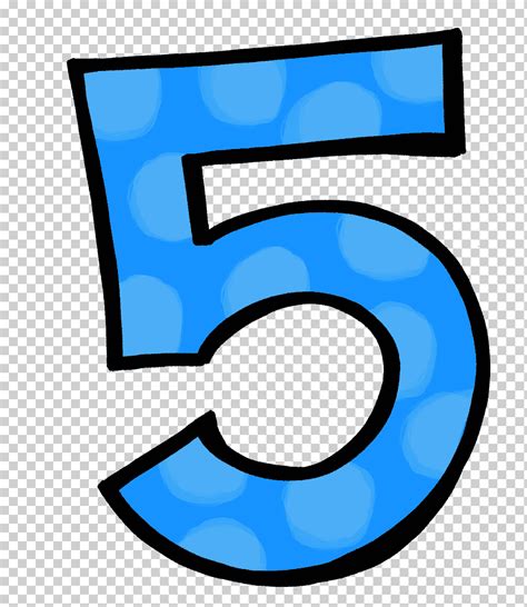 Descarga Gratis Numero Cinco S Azul Rectángulo Color Png Klipartz