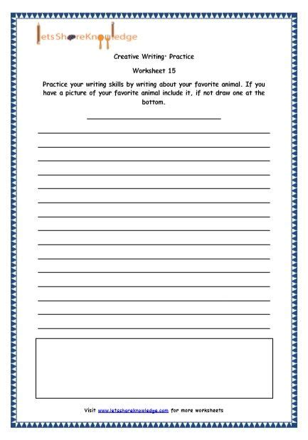 Grade 4 Writing Worksheets Printable Free Writing Worksheets