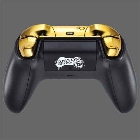 Xbox One Controller 3d Black Gold Custom Controllers Touch Of