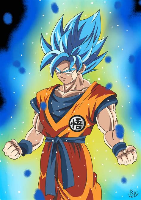 We recommend unlocking the expert mission in the realm of gods: Son Goku Super Saiyan Blue by deriavis | Dragon ball super ...
