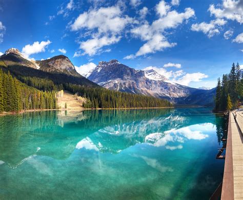 Emerald Lake Panorama Yoho National Park Canada By Andrey Popov