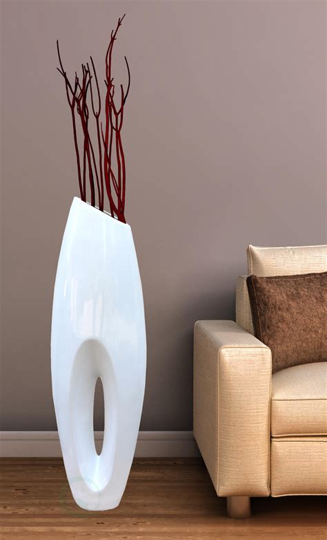 Uniquewisetm Modern White Large Floor Vase 40 Inch