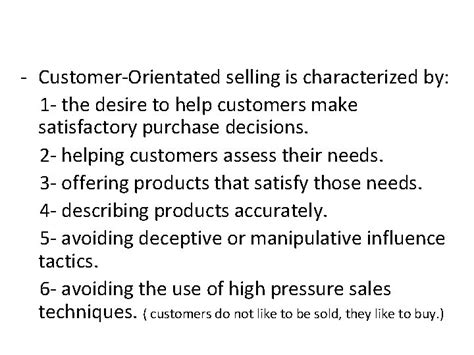 Chapter 8 Personal Selling Skills Selling Should Be