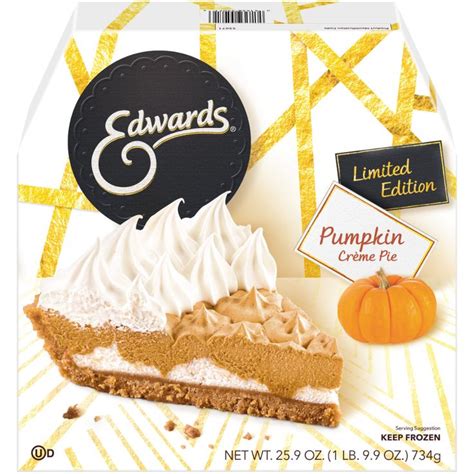 Edwards® Desserts Limited Edition Pumpkin Spice Creme Pie 2590 Oz