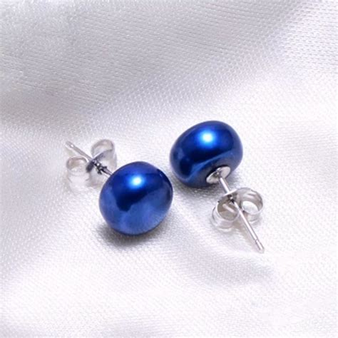 Beautiful Blue Pearl Earrings Lifeisapearl Ecwid Com Blue Pearl
