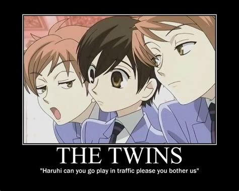 I personally like naruto, demon slayer, black clover, sailor moon, mha, but it doesnt have to be related to those, just anime in general (: A perfect description | Ouran high school host club funny, High school host club, Host club anime