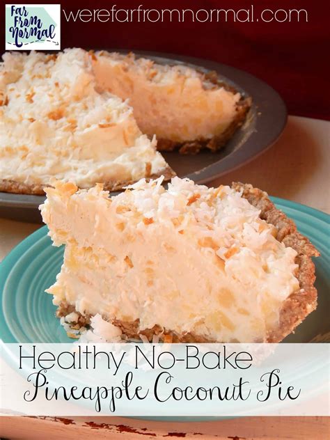 My recipe instructs to blend as you count slowly to 10, and it instructs to put the coconut in the blender with the other ingredients. Healthy No-Bake Pineapple Coconut Pie | Far From Normal