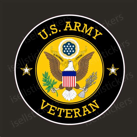 Army Veteran Military Car Truck Vinyl Bumper Sticker Window Decal I