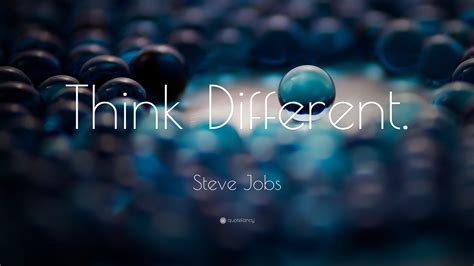 Steve Jobs Quote “think Different”