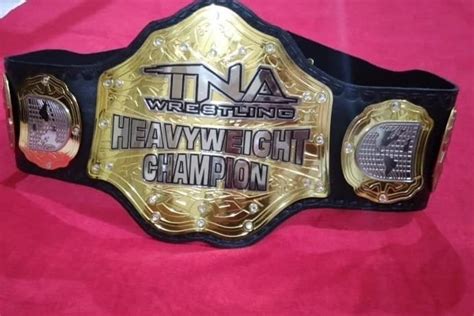 Handmade Tna Championship Wrestling Belt Title Replica Adult Etsy