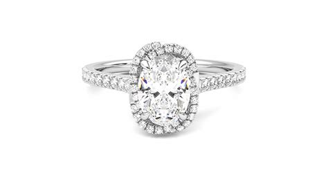 Allure Platinum Halo Style Engagement Ring Taylor And Hart