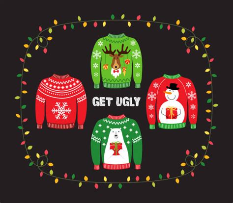 Top Ugly Sweater Day Stock Vectors Illustrations And Clip Art Istock