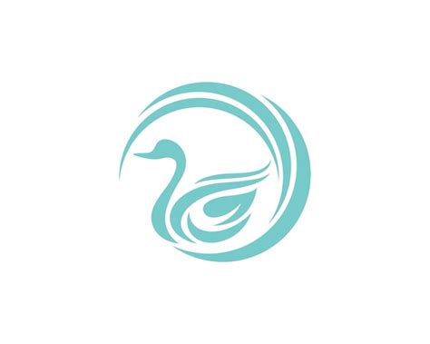 Premium Vector Swan Logo Template