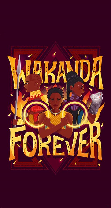 Download Strong Women Warriors Wakanda Forever Art Wallpaper