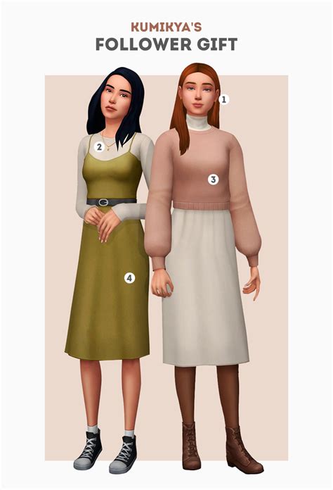 Kumikya Sims 4 Dresses Sims 4 Sims