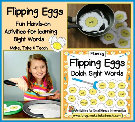 Flipping Eggs Fun Hands On Activities For Learning Sight
