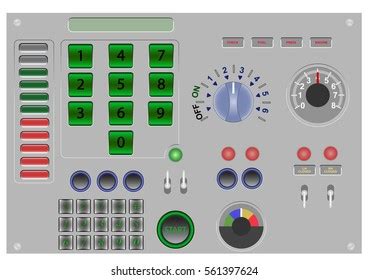 Control Panel Anything Vector Illustration Stock Vector Royalty Free