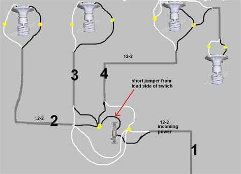 12v spst light switch diagram. Wiring Diagram Multiple Lights One Switch - Wiring Diagram