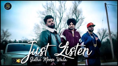 Just Listen Official Music Video Sidhu Moose Wala Ft Sunny Malton