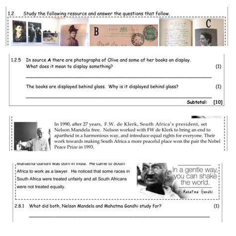 Social Science Grade 4 History Test Term 2 2021 • Teacha