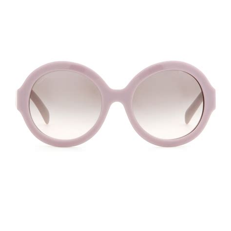 Prada Round Sunglasses In Purple Lyst