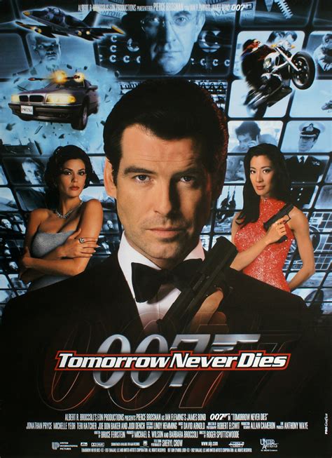 Tomorrow Never Dies Danish Release Poster 1997 James Bond O Ramadk