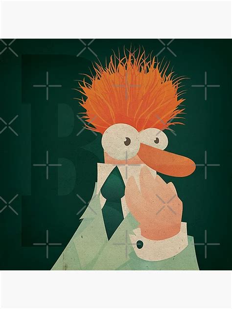 Muppet Beaker Meep Funny Sticker For Sale By Zacharyystore Redbubble