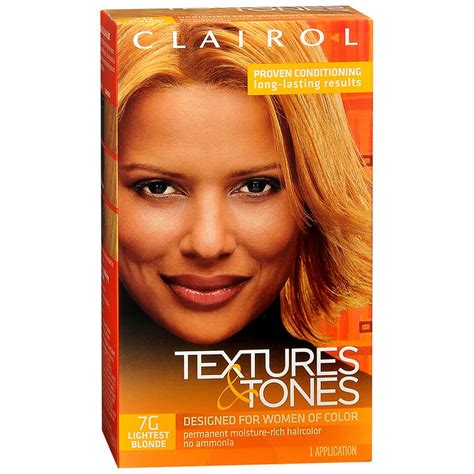 Clairol Textures And Tones Permanent Hair Colorlightest Blonde 7g