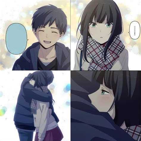 Relife Hishiro And Kaizaki Anime Romantic Anime Manga