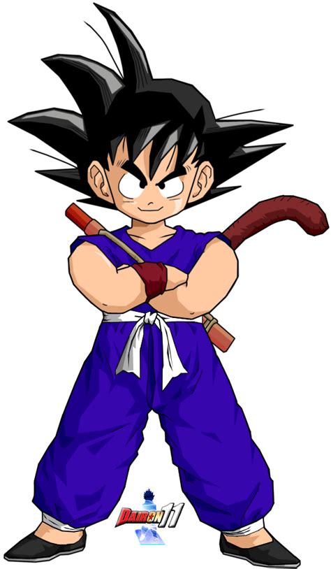 It appears as if gt goku will actually combine some of the aspects of dragon ball gt and some of goku's original moves from the very first dragon ball. Kid Goku (First Suit) by Dairon11 on DeviantArt