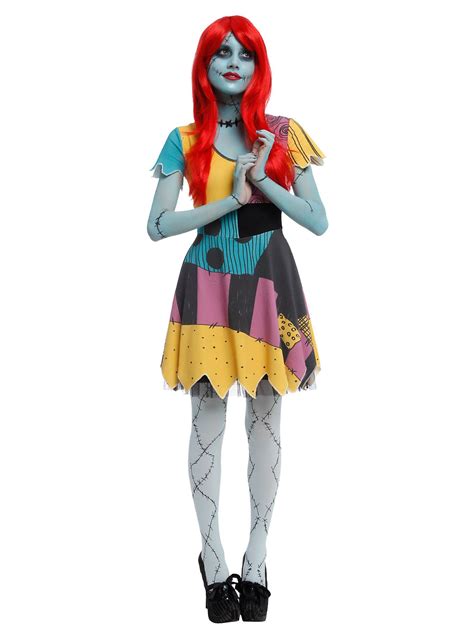 Nightmare Before Christmas Sally Halloween Dress Cosplay Costume
