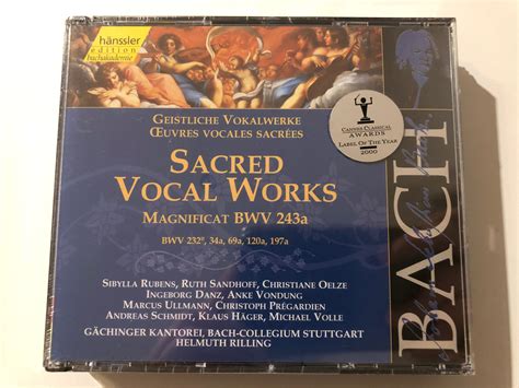 Johann Sebastian Bach Sacred Vocal Works Magnificat Bwv 243a Bwv