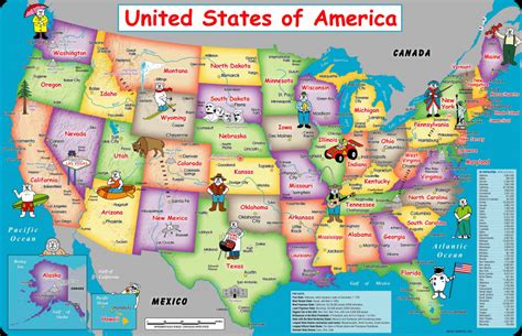 5 Best Printable Map Of United States Printableecom Free Printable