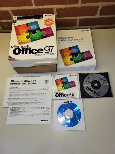 Microsoft Office 97 Professional Edition Word Excel Powerpoint Access