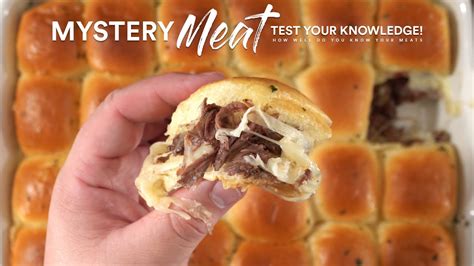 Can You Guess This Mystery Meat In Cheese Sliders Youtube