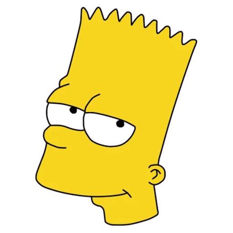 “bart Simpson” Stickers Set For Telegram Bart Simpson Bart Drawing